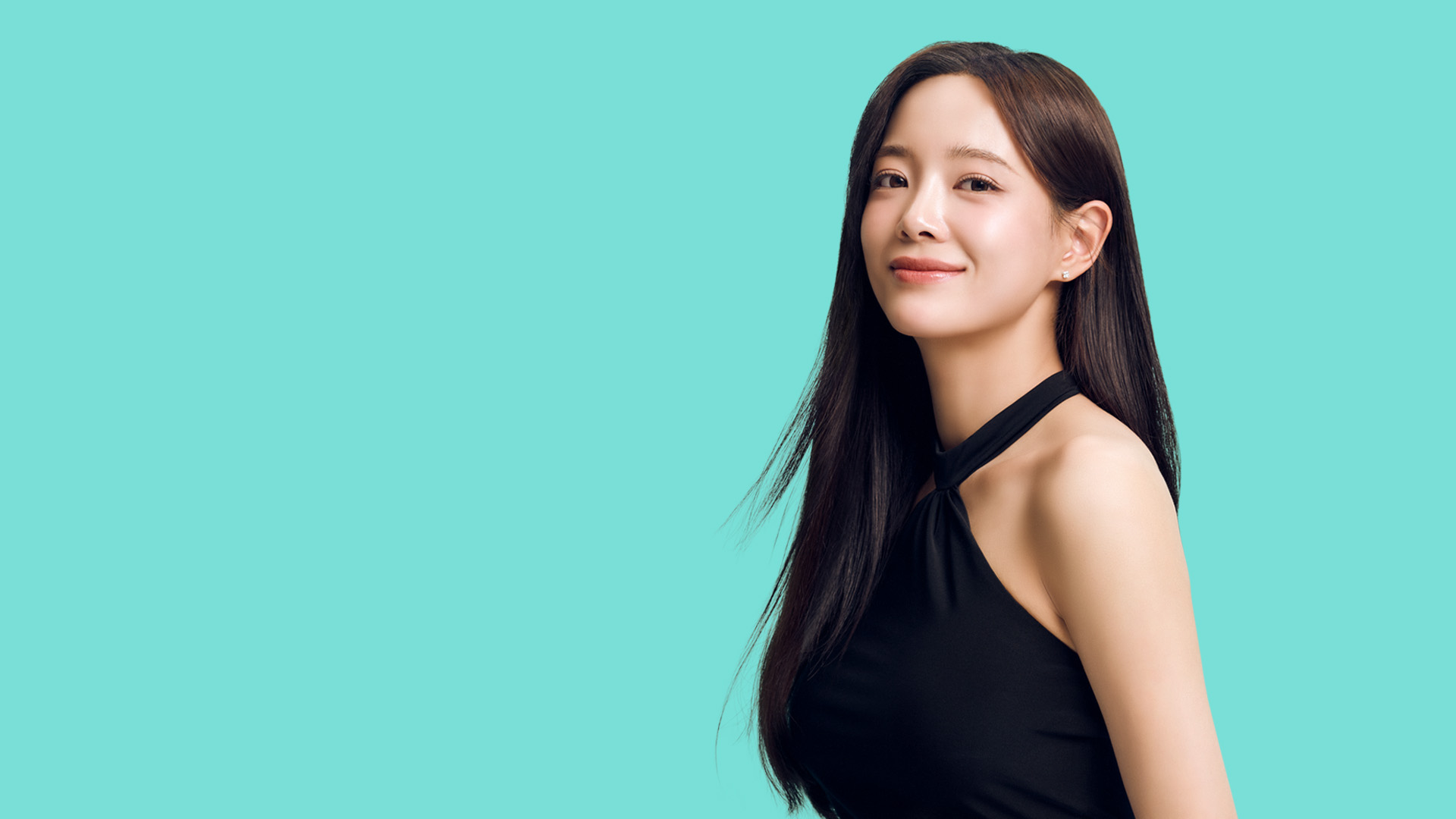 리쥬란 홍보모델과 제품 이미지